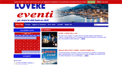 Desktop Screenshot of lovereeventi.it